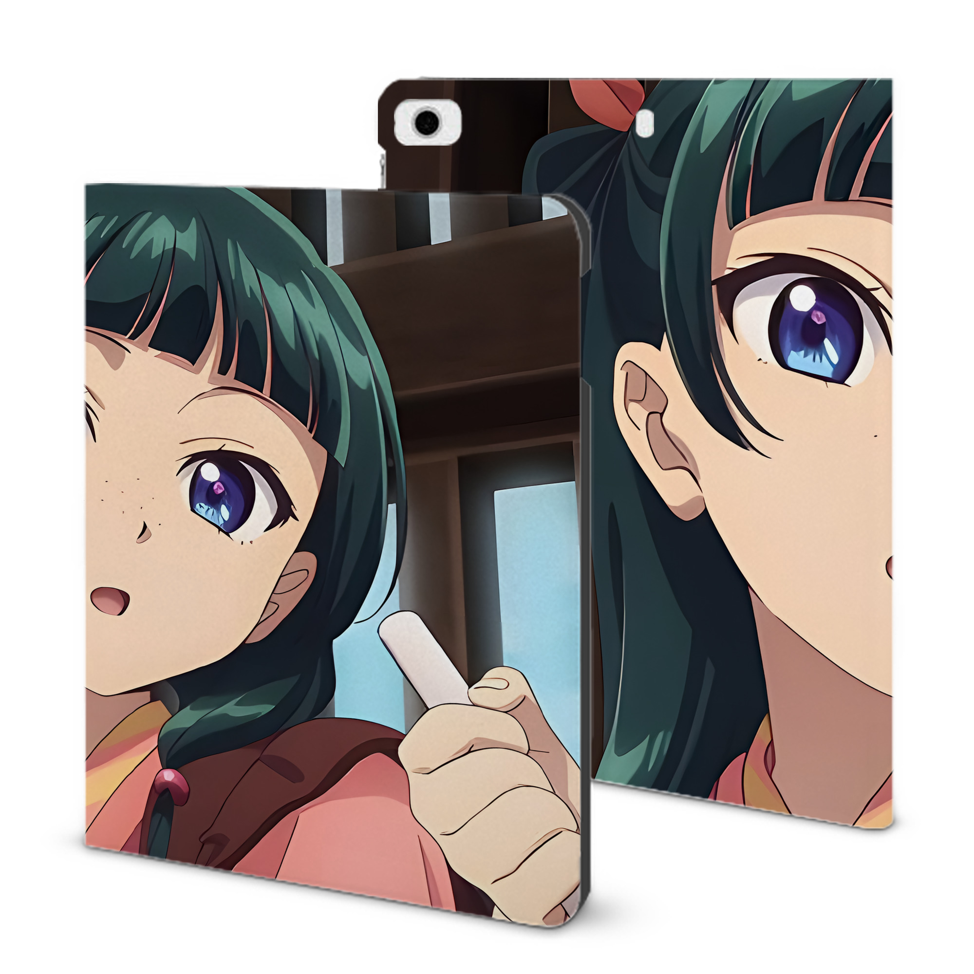 （画像用） 薬屋のひとりごと The Apothecary Diaries IPad ケース ブック型 PUレザー TPU 耐衝撃 軽量 薄型 ペン収納なし 全面保護 IPad 各モデル対応